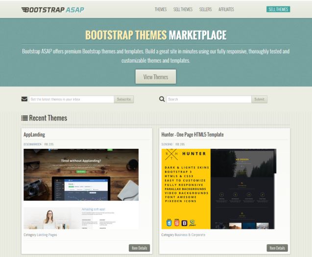 Bootstrapasap.com - Kho mẫu website miễn phí