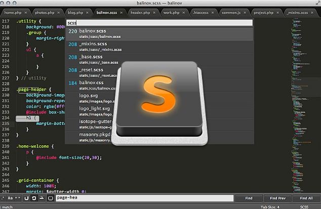 Sublime Text - phần mềm lập trình tốt