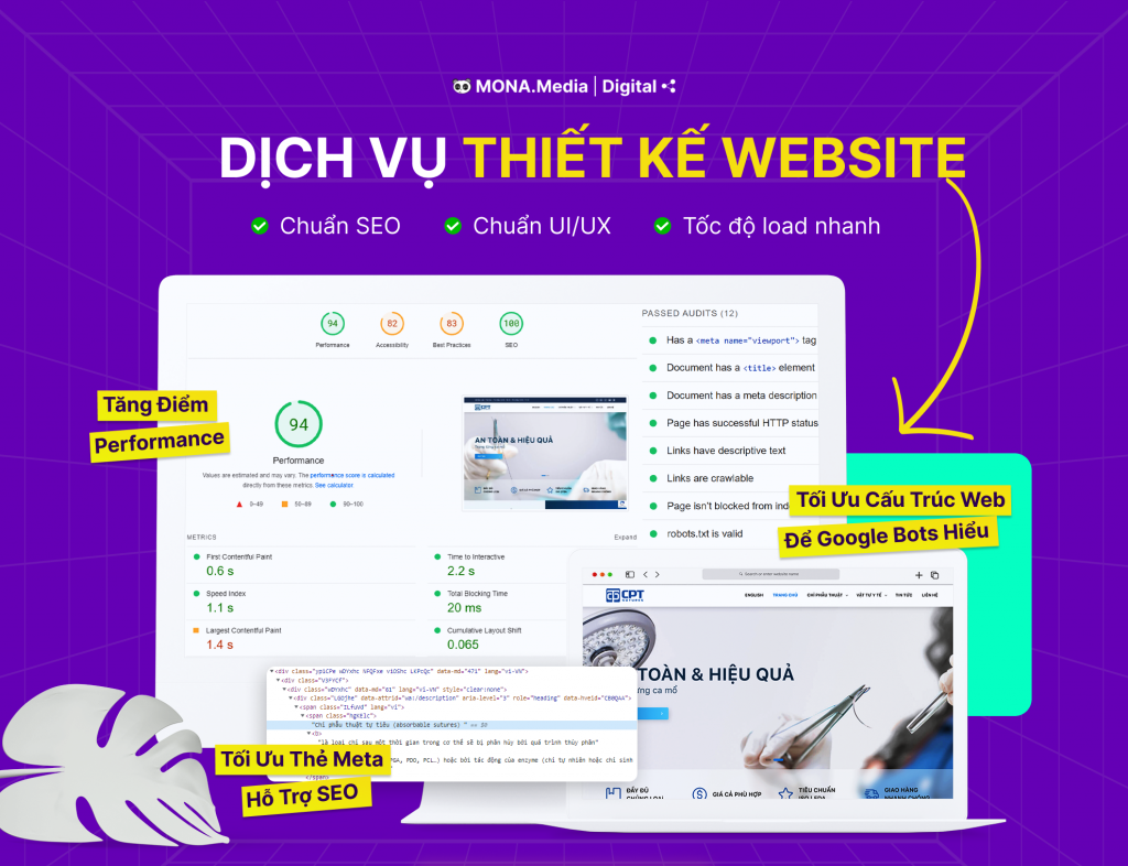 Công ty thiết kế website Mona Media