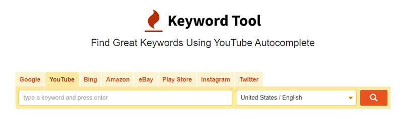 Keyword Tool cho seo youtube