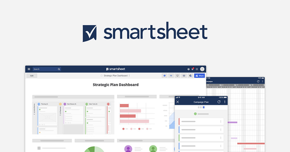 Smartsheet- Ứng dụng quản lý giao diện bảng tính