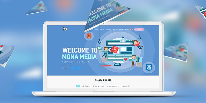 Mona Media - Công ty thiết kế website logistics uy tín