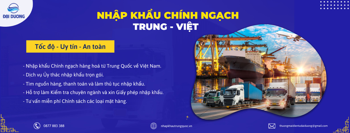 Nhập khẩu Đại Dương - Công ty đặt hàng Taobao uy tín