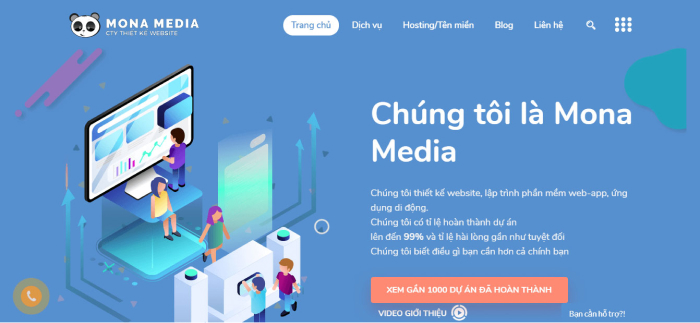 Mona Media - Công ty thiết kế website giá rẻ đáng tin cậy