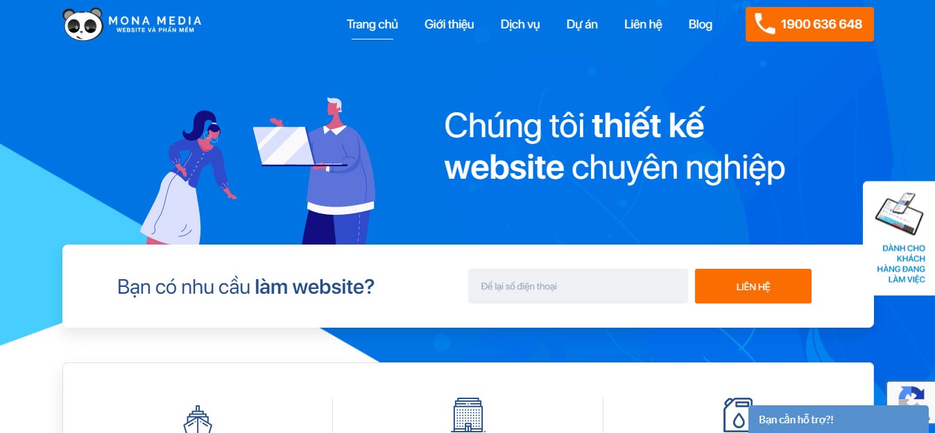 Mona Media là đơn vị thiết kế website chuyên nghiệp